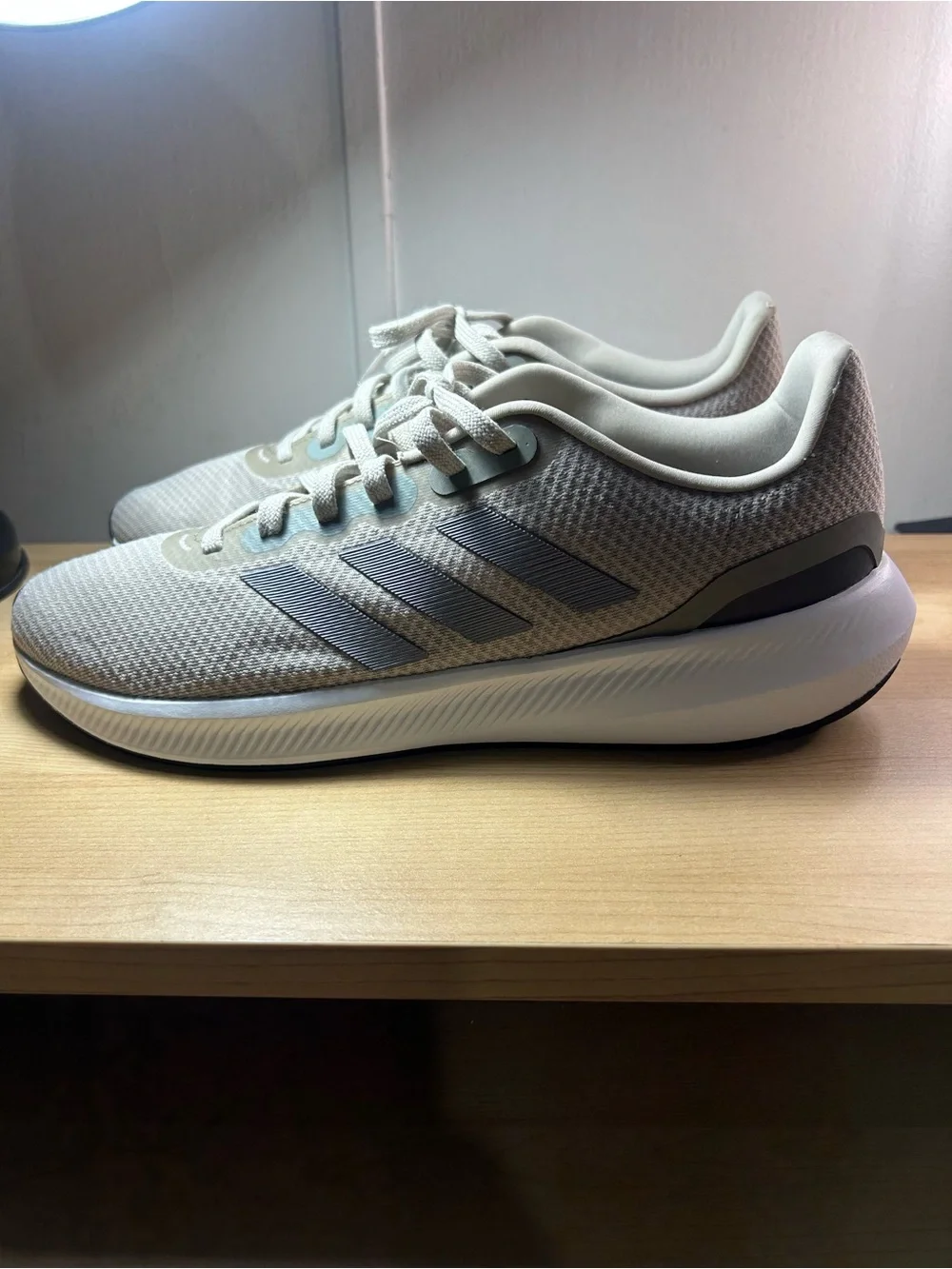 Men's Adidas Lightweight Running Shoes - Grey